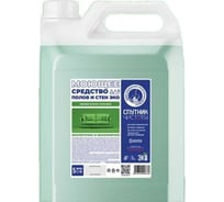 Моющее средство для мытья полов и стен Спутник чистоты ЭКО с ароматом алоэ вера, 5л, ПНД 4673749999766