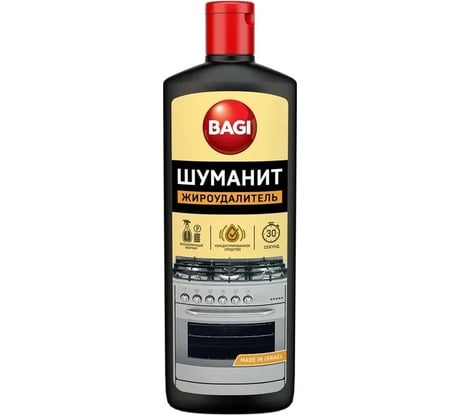 Концентрированный жироудалитель от стойких и пригоревших загрязнений с плит Bagi Шуманит 270 г 1015024131