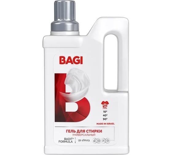 Универсальный концентрированный гель для стирки Bagi 950 мл 1015024174 1