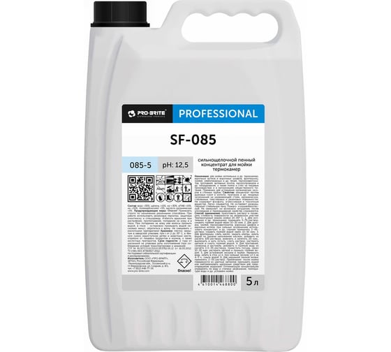 Концентрат против дымовых смол и копоти, пригаров и др Pro-Brite SF-085 smoke 5 л 085-5 1