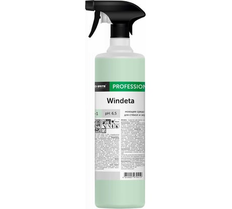 Средство для мытья окон, зеркал и стеклянных поверхностей PRO-BRITE WINDETA 1 л 079-1