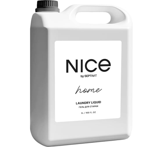 Гель для стирки SEPTIVIT NICE by  Всех Видов Тканей, 5л 343_5