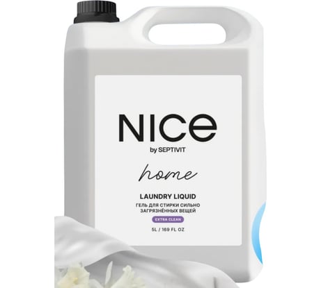 Гель для стирки SEPTIVIT NICE by Сильнозагрязненные Вещи 5л 353_5