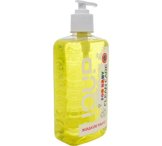 Жидкое мыло для детей IQUP Clean Care for baby помпа-дозатор ПЭТ 0,5 л 800367