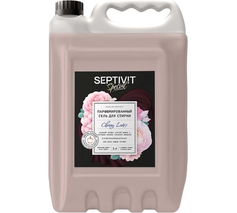 Гель для стирки SEPTIVIT  Special Cherry Love 5л 439_5