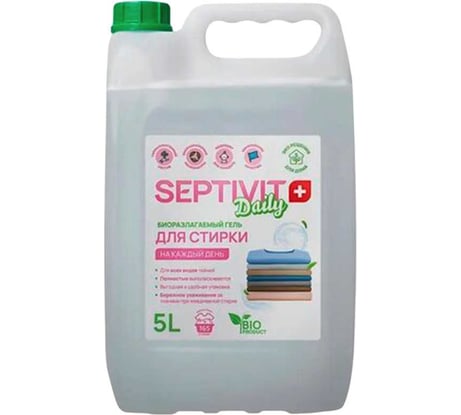 Гель для стирки SEPTIVIT Ежедневная стирка, 5 л 385_5