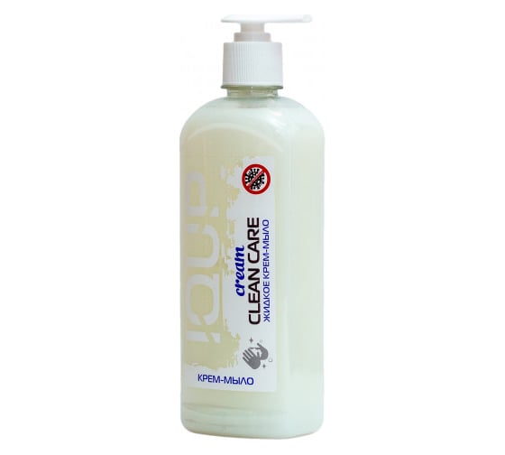 Жидкое крем-мыло IQUP Clean Care помпа-дозатор ПЭТ 0,5 л 800275