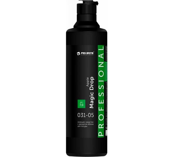 Средство с ароматом яблока для мойки посуды Pro-Brite MAGIC DROP Apple 0.5 л 031-05