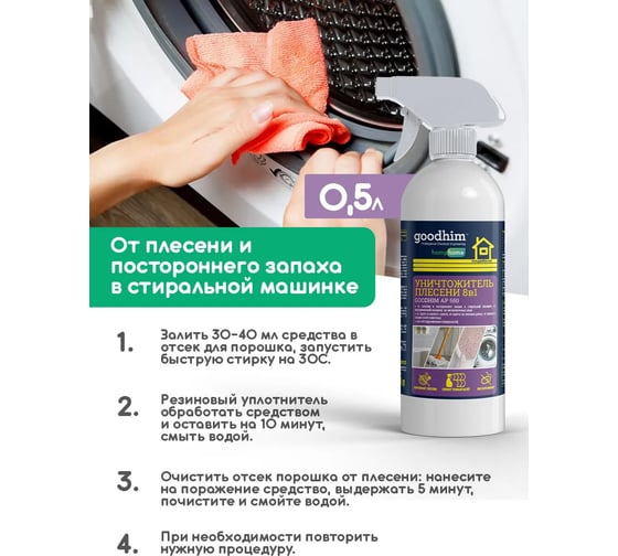 Набор Goodhim Уничтожитель плесени & Антикамень № 2 51719