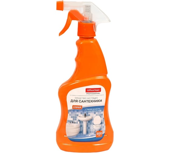 Чистящее средство для сантехники OfficeClean Professional WC 500 мл, с курком 268819 1