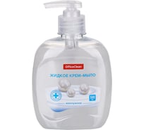 Жидкое мыло-крем OfficeClean Жемчужное антибактериальное, с дозатором, 300 мл 281355