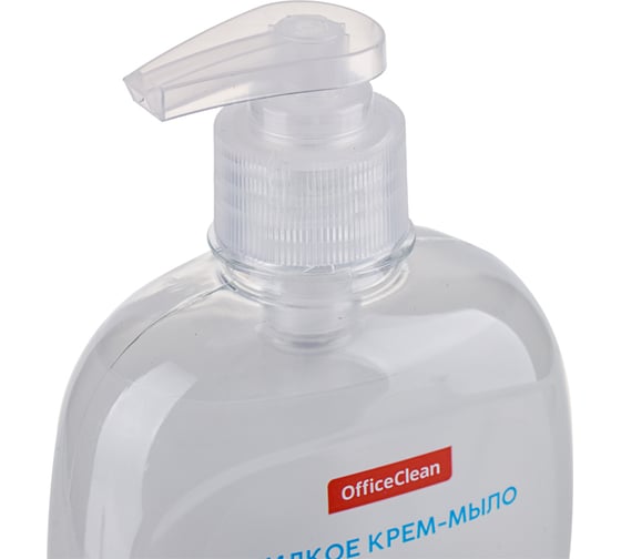 Жидкое мыло-крем OfficeClean Жемчужное антибактериальное, с дозатором, 300 мл 281355
