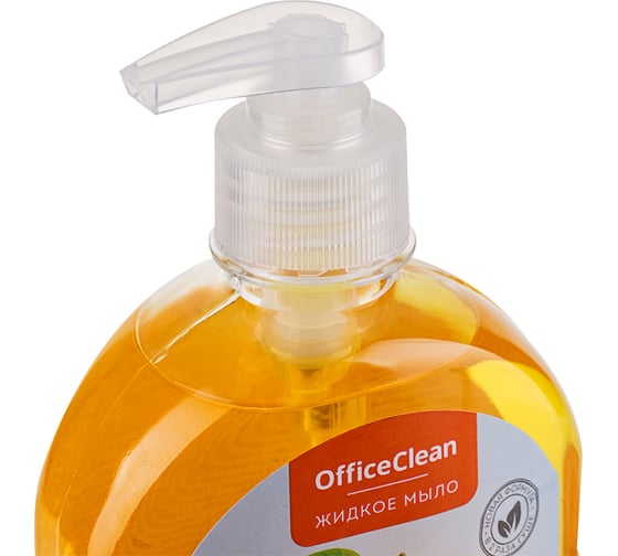 Жидкое мыло OfficeClean Апельсин с дозатором, 300 мл 230178