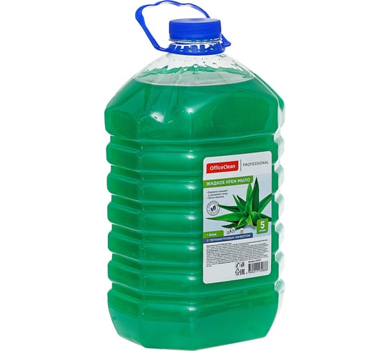 Жидкое мыло-крем OfficeClean Professional Алоэ перламутровое, ПЭТ, 5 л 247027/П