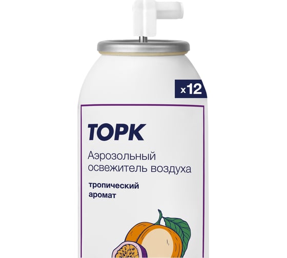 Торк аэрозольный освежитель воздуха TORK категория качества Стандарт, тропический аромат 611601