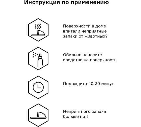 Нейтрализатор запаха Helmetex Pets 100 мл, от запахов животных hel115