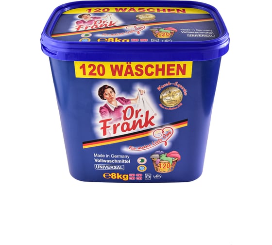 Универсальный стиральный порошок Dr. Frank 120 стирок 8 кг DRP009