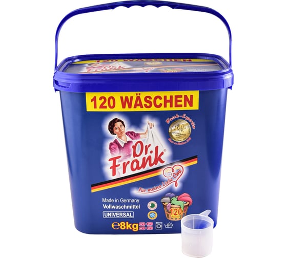 Универсальный стиральный порошок Dr. Frank 120 стирок 8 кг DRP009