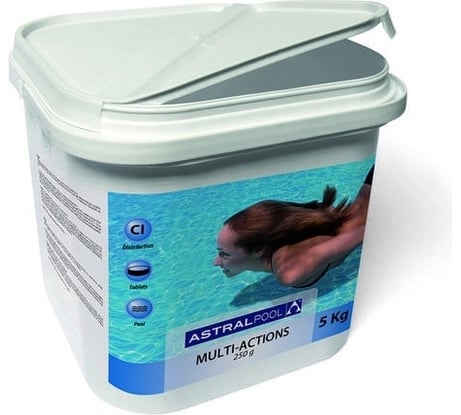 Мультихлор ASTRAL таблетки по 250 г, 5 кг 34439