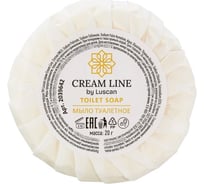Туалетное мыло LUSCAN Cream Line, круглое 20 гр, 350 шт/уп 2039642