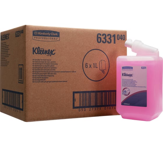 Жидкое мыло для рук для ежедневного использования Kimberly-Clark Kleenex Everyday Use картридж 6331
