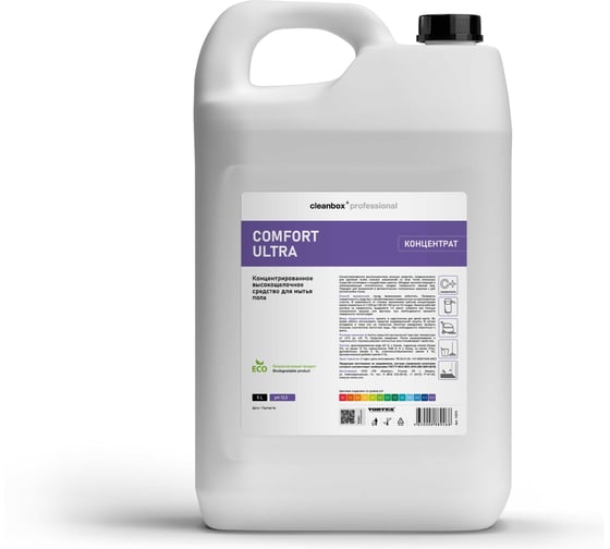 Концентрированное высокощелочное средство CleanBox Professional для мытья пола Professional COMFORT ULTRA (5л) 13575