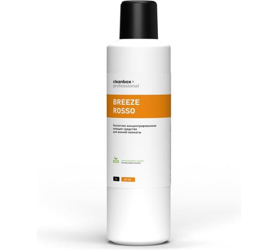 Professional Кислотное концентрированное моющее средство для ванной комнаты Professional BREEZE ROSSO (1л) концентрат CleanBox 13671