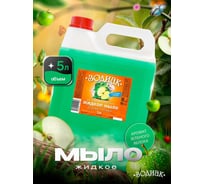 Мыло жидкое Золушка Зодиак, 5 л, Зеленое яблоко, кан. пнд К-10-1