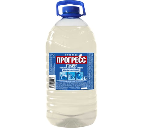 Универсальное моющее средство Прогресс Стандарт концентрат, 5 л, кан. ПЭТ М-08-9с