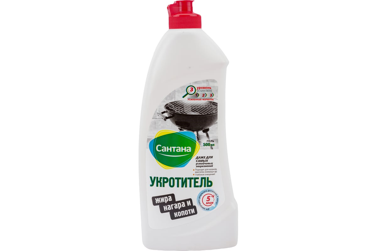 Средство для удаления жира, нагара и копоти Сантана Укротитель 500 мл ...
