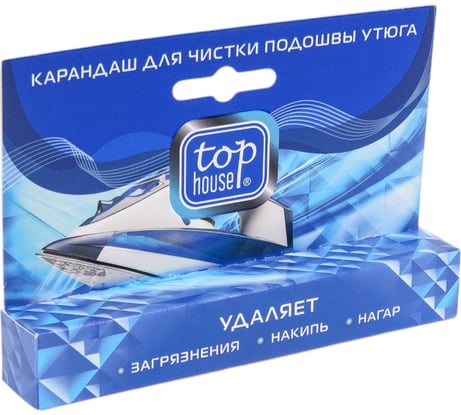 Карандаш для чистки подошвы утюга TOP HOUSE 32 г 393217