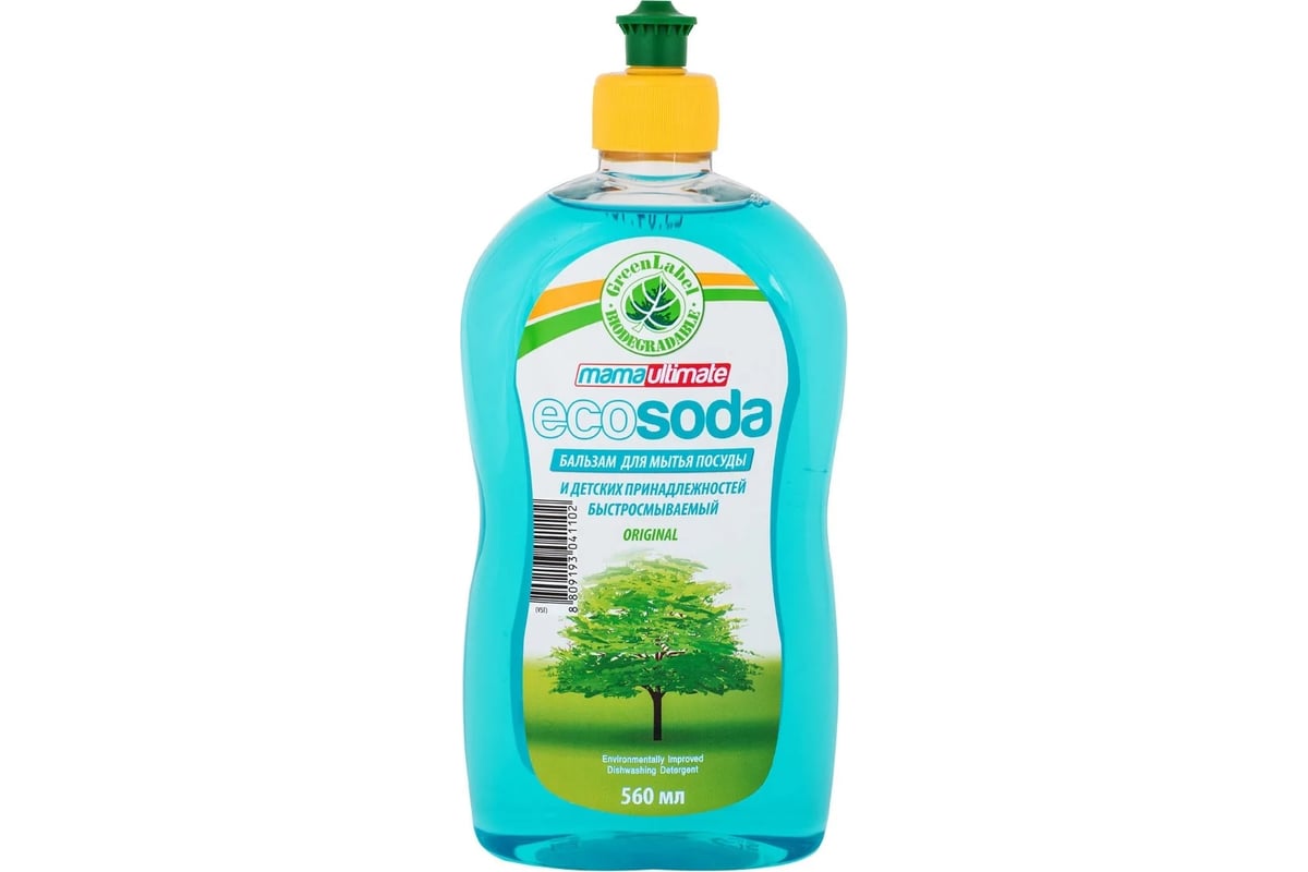 Бальзам для мытья посуды Mama Ultimate EcoSoda 560 мл 8809193041102 ...