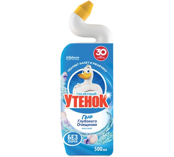 Средство для уборки туалета ОФИСМАГ ТУАЛЕТНЫЙ УТЕНОК Морской, 500 мл 00719 600328