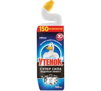 Средство для сантехники/уборки туалета ОФИСМАГ ТУАЛЕТНЫЙ УТЕНОК Супер Сила Видимый Эффект 900мл 70750 608011