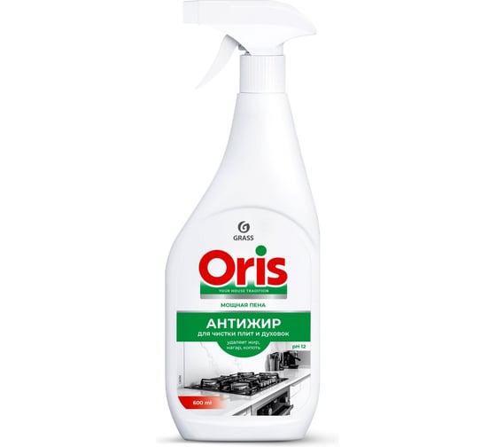 Чистящее средство от нагара, жира и копоти Grass ORIS Антижир 600мл 126094
