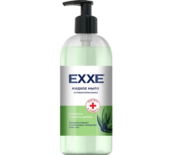 Жидкое мыло антибактериальное Exxe Алоэ и чайное дерево, 500 мл 275879 1