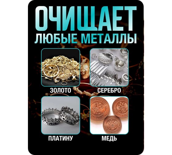 Средство для чистки ювелирных изделий из золота, серебра, драгоценных камней Дафор Drag 0.5 л 4607002307869