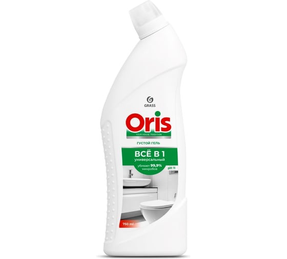 Средство для чистки санузлов Grass ORIS Всё в 1 (флакон 750мл) 126095
