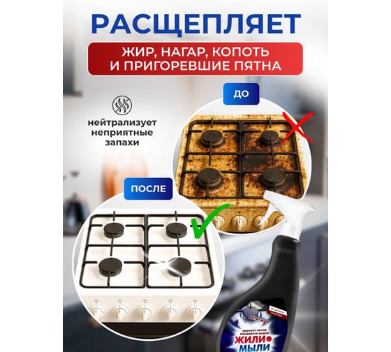 Антижир Жили-Мыли 0.5л с триггером 4623722636898
