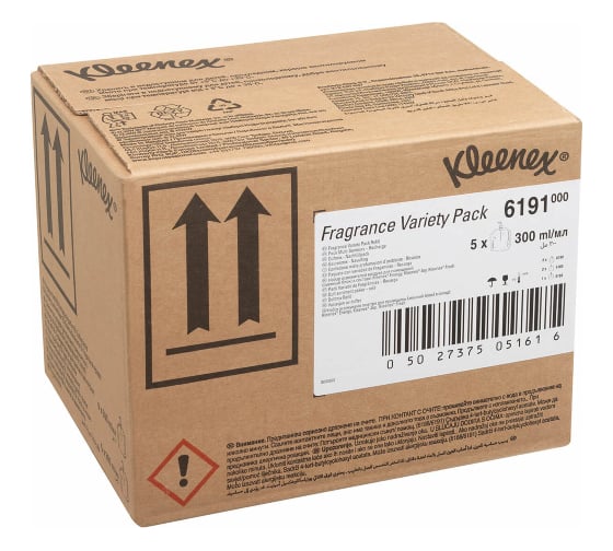 Набор ароматов Kimberly-Clark Kleenex сменный блок, набор 5 шт, прозрачный, 300 ml 6191