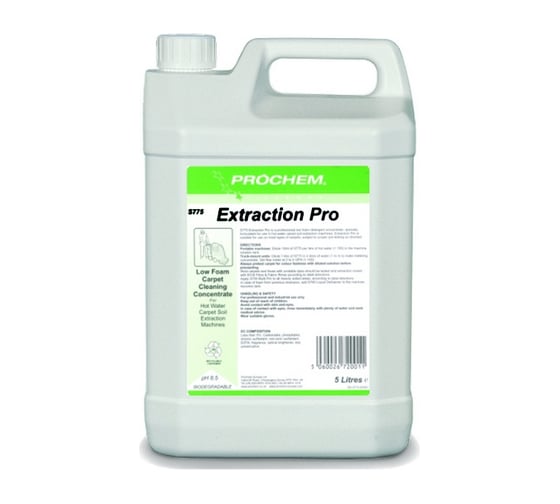 Низкопенное концентрированное средство для экстракторных пылесосов Prochem Extraction Plus S775-05 1
