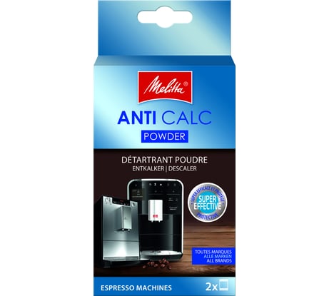 Очиститель от накипи для автоматических кофемашин Melitta 2 x 40 г 1500804