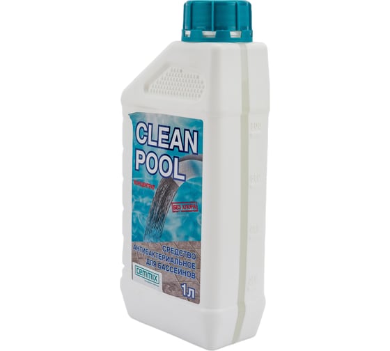 Антибактериальное средство для бассейнов CEMMIX Clean Pool 1 л 221073