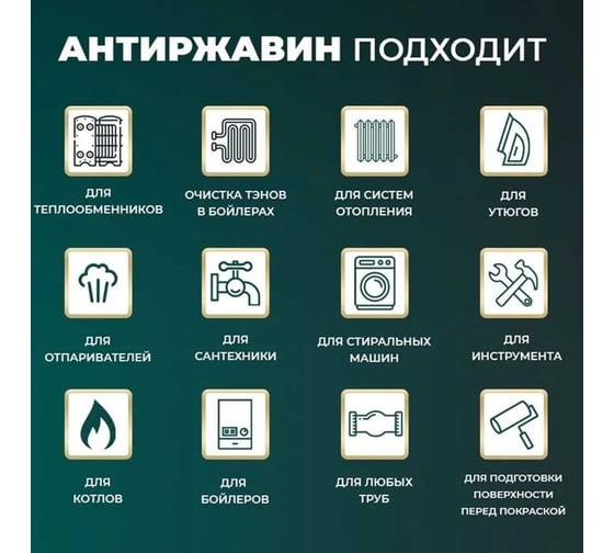Антиржавин Новохим концентрат на 100 л Антиржавин 10