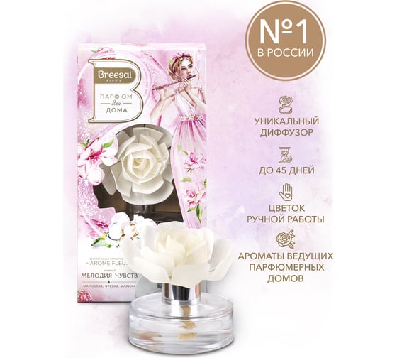Декоративный ароматизатор Breesal Arome Fleur Мелодия чувств B/D20173