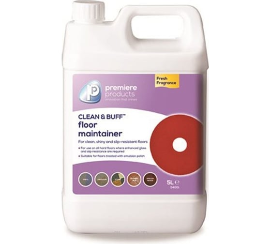 Средство для ухода за полами Premiere Products Clean & Buff 04001RA 1