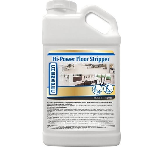 Щелочное средство для снятия лака Chemspec High Power Floor Stripper Канистра, 3.78 л C-UKHPFS45