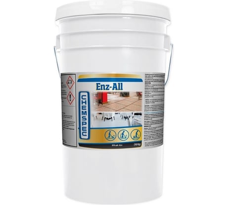 Порошковый энзимный преспрей, средство для предварительной обработки Chemspec Enz-All Ведро, 10 кг C-UKENZA