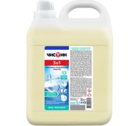 Средство для уборки туалета ЧИСТИН 3 в 1, содержит активный хлор, 5 л 28139 609646