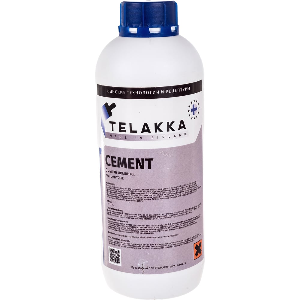 Смывка цемента Telakka 1 л CEMENT